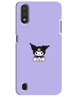Чехол для Samsung Galaxy M01 Core (A013F) с картинкой «Kuromi — фиолетовый минимализм»