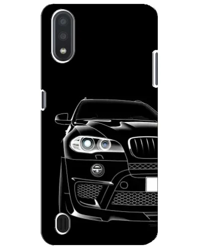 Чехол для Samsung Galaxy M01 Core (A013F) с картинкой «Темный силуэт BMW»