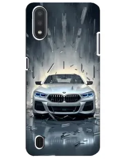 Чехол для Samsung Galaxy M01 Core (A013F) с картинкой «BMW в свете фар»
