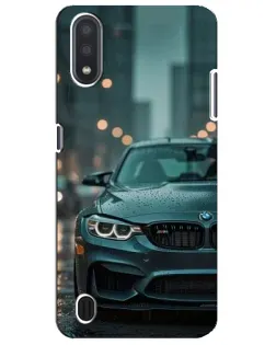 Чехол для Samsung Galaxy M01 Core (A013F) с картинкой «BMW в огнях города»