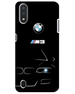 Чехол для Samsung Galaxy M01 Core (A013F) с картинкой «Минималистичный принт BMW M3»