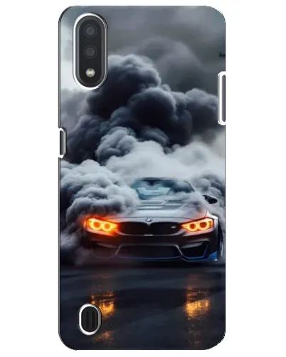 Чехол для Samsung Galaxy M01 Core (A013F) с картинкой «BMW в дыму»