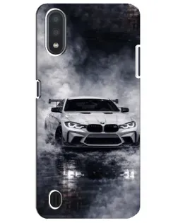 Чехол для Samsung Galaxy M01 Core (A013F) с картинкой «BMW сквозь туман»