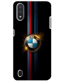 Чехол для Samsung Galaxy M01 Core (A013F) с картинкой «BMW M-Power неон»