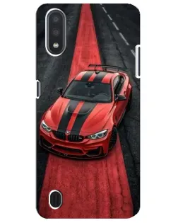 Чехол для Samsung Galaxy M01 Core (A013F) с картинкой «BMW на красной дорожке»