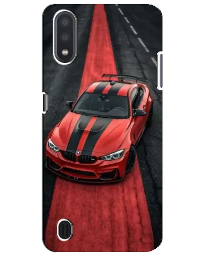 Чехол для Samsung Galaxy M01 Core (A013F) с картинкой «BMW на красной дорожке»