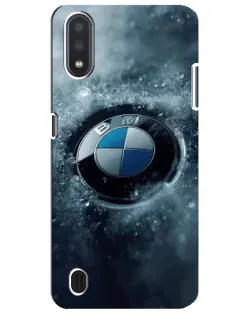 Чохол для Samsung Galaxy M01 Core (A013F) з картинкою «Логотип BMW — лід»