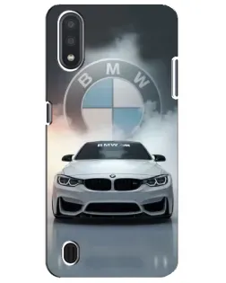 Чохол для Samsung Galaxy M01 Core (A013F) з картинкою «BMW в білому диму»