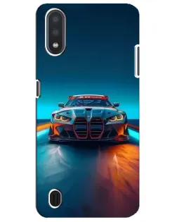 Чохол для Samsung Galaxy M01 Core (A013F) з картинкою «BMW — вогні неону»
