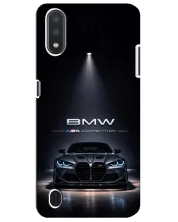 Чохол для Samsung Galaxy M01 Core (A013F) з картинкою «BMW крізь нічне місто»