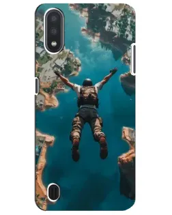 Чехол для Samsung Galaxy M01 Core (A013F) с картинкой «PUBG — свободное падение»