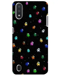 Чехол для Samsung Galaxy M01 Core (A013F) с картинкой «Экипаж Among Us» Чехол для Samsung Galaxy M01 Core (A013F) с картинкой «Экипаж Among Us»