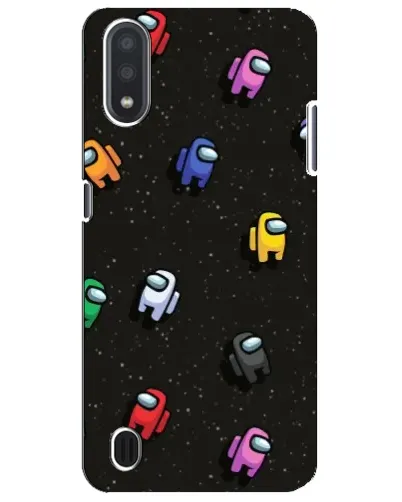 Чехол для Samsung Galaxy M01 Core (A013F) с картинкой «Космический паттерн Among Us» Чехол для Samsung Galaxy M01 Core (A013F) с картинкой «Космический паттерн Among Us»