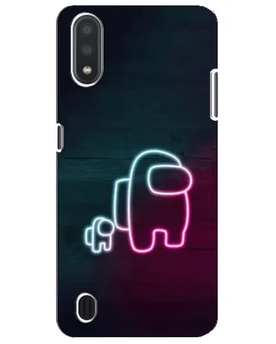 Чехол для Samsung Galaxy M01 Core (A013F) с картинкой «Among Us неон-арт» Чехол для Samsung Galaxy M01 Core (A013F) с картинкой «Among Us неон-арт»