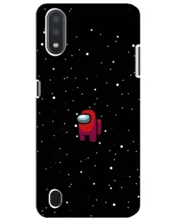 Чехол для Samsung Galaxy M01 Core (A013F) с картинкой «Красный Among Us»