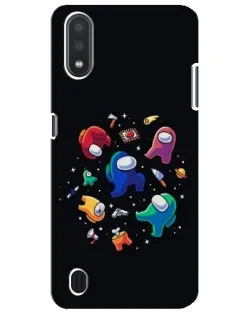 Чехол для Samsung Galaxy M01 Core (A013F) с картинкой «Among Us космос»