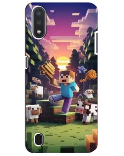 Чохол для Samsung Galaxy M01 Core (A013F) з картинкою «Стів на фермі»