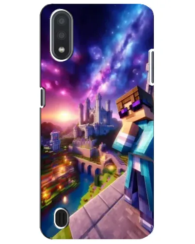 Чехол для Samsung Galaxy M01 Core (A013F) с картинкой «Стив и космос»