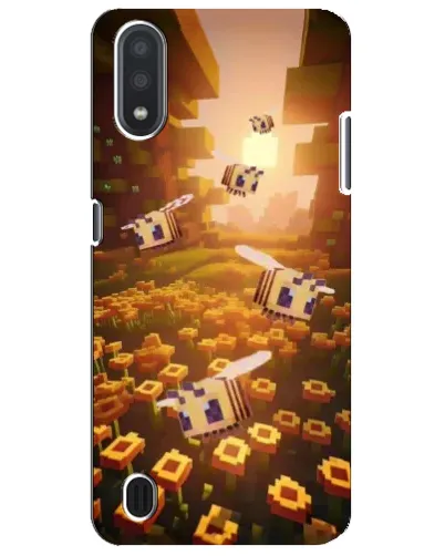 Чехол для Samsung Galaxy M01 Core (A013F) с картинкой «Поле подсолнухов»