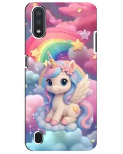 Чехол для Samsung Galaxy M01 Core (A013F) с картинкой «Маленький единорог»