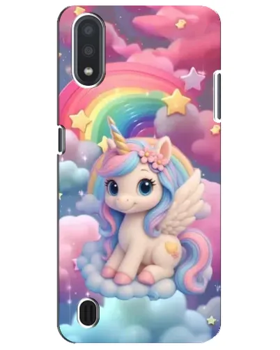 Чехол для Samsung Galaxy M01 Core (A013F) с картинкой «Маленький единорог»