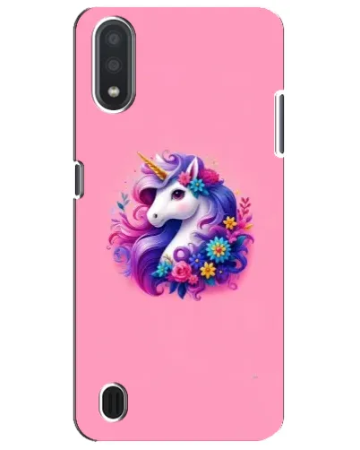 Чехол для Samsung Galaxy M01 Core (A013F) с картинкой «Сказочный единорог»