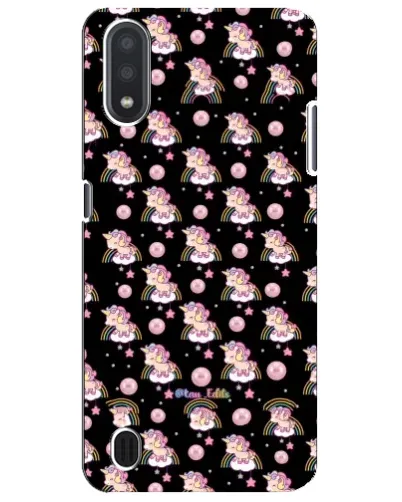 Чехол для Samsung Galaxy M01 Core (A013F) с картинкой «Magic Unicorn паттерн»