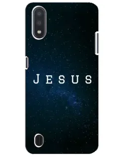 Чехол для Samsung Galaxy M01 Core (A013F) с картинкой «Звездное небо Jesus»