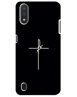 Чохол для Samsung Galaxy M01 Core (A013F) з картинкою «Тонкий хрест» Чохол для Samsung Galaxy M01 Core (A013F) з картинкою «Тонкий хрест»