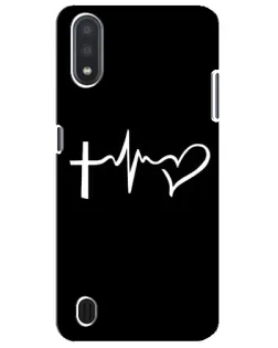 Чохол для Samsung Galaxy M01 Core (A013F) з картинкою «Пульс віри» Чохол для Samsung Galaxy M01 Core (A013F) з картинкою «Пульс віри»