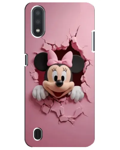 Чехол для Samsung Galaxy M01 Core (A013F) с картинкой «Минни сквозь стену» Чехол для Samsung Galaxy M01 Core (A013F) с картинкой «Минни сквозь стену»