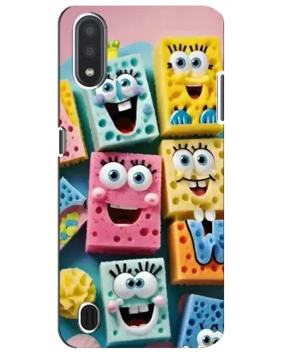 Чохол для Samsung Galaxy M01 Core (A013F) з картинкою «Кольорові губки» Чохол для Samsung Galaxy M01 Core (A013F) з картинкою «Кольорові губки»