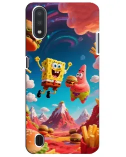 Чохол для Samsung Galaxy M01 Core (A013F) з картинкою «Космічний фастфуд»