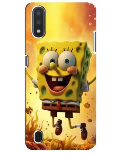 Чохол для Samsung Galaxy M01 Core (A013F) з картинкою «Губка Боб стрибає» Чохол для Samsung Galaxy M01 Core (A013F) з картинкою «Губка Боб стрибає»