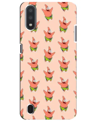 Чохол для Samsung Galaxy M01 Core (A013F) з картинкою «Патрік Стар паттерн» Чохол для Samsung Galaxy M01 Core (A013F) з картинкою «Патрік Стар паттерн»