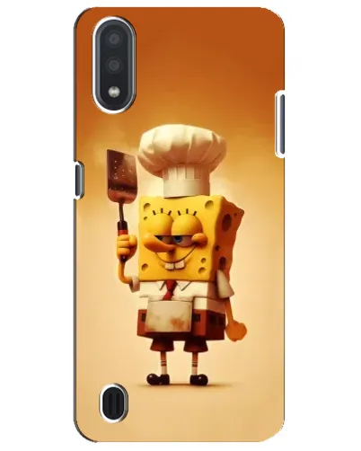 Чохол для Samsung Galaxy M01 Core (A013F) з картинкою «Губка Боб кухар» Чохол для Samsung Galaxy M01 Core (A013F) з картинкою «Губка Боб кухар»
