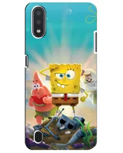 Чохол для Samsung Galaxy M01 Core (A013F) з картинкою «Спанч Боб переможець»