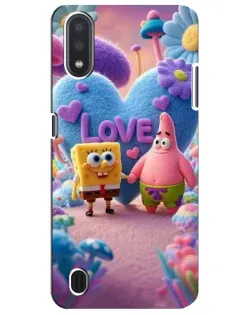 Чохол для Samsung Galaxy M01 Core (A013F) з картинкою «Губка Боб Патрік»
