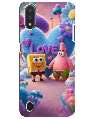 Чохол для Samsung Galaxy M01 Core (A013F) з картинкою «Губка Боб Патрік» Чохол для Samsung Galaxy M01 Core (A013F) з картинкою «Губка Боб Патрік»