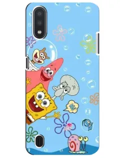 Чохол для Samsung Galaxy M01 Core (A013F) з картинкою «Веселі бульбашки»