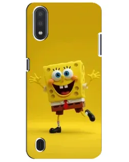 Чохол для Samsung Galaxy M01 Core (A013F) з картинкою «Позитивний Губка Боб»