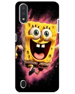Чохол для Samsung Galaxy M01 Core (A013F) з картинкою «Вибуховий Спанч Боб»