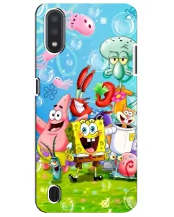 Чохол для Samsung Galaxy M01 Core (A013F) з картинкою «Губка Боб та друзі» Чохол для Samsung Galaxy M01 Core (A013F) з картинкою «Губка Боб та друзі»
