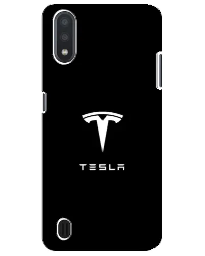 Чехол для Samsung Galaxy M01 Core (A013F) с картинкой «Tesla White Logo» Чехол для Samsung Galaxy M01 Core (A013F) с картинкой «Tesla White Logo»