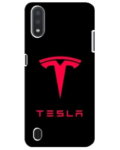 Чехол для Samsung Galaxy M01 Core (A013F) с картинкой «Tesla Red Logo» Чехол для Samsung Galaxy M01 Core (A013F) с картинкой «Tesla Red Logo»