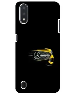 Чехол для Samsung Galaxy M01 Core (A013F) с картинкой «Mercedes — ретро стиль»