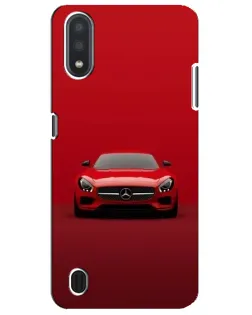 Чехол для Samsung Galaxy M01 Core (A013F) с картинкой «Красный Mercedes AMG»