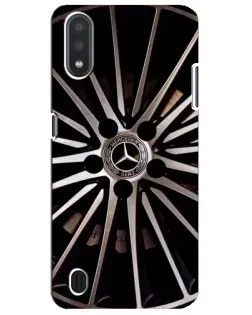 Чехол для Samsung Galaxy M01 Core (A013F) с картинкой «Диск Mercedes»