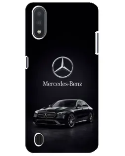 Чехол для Samsung Galaxy M01 Core (A013F) с картинкой «Mercedes — решетка радиатора»