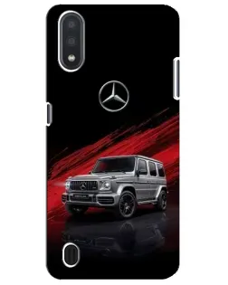 Чехол для Samsung Galaxy M01 Core (A013F) с картинкой «Mercedes G-Class красный»